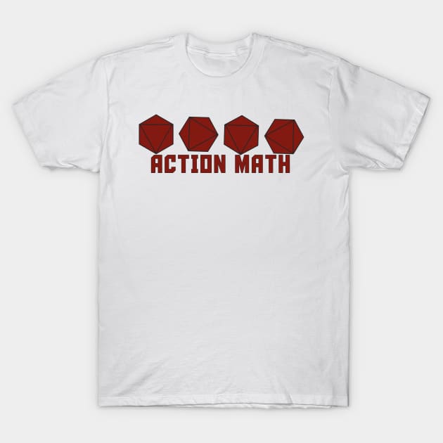 Action Math T-Shirt by nochi